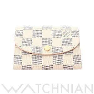 Louis Vuitton Azur White Porte Monnaie Rosalie Case White Canvas